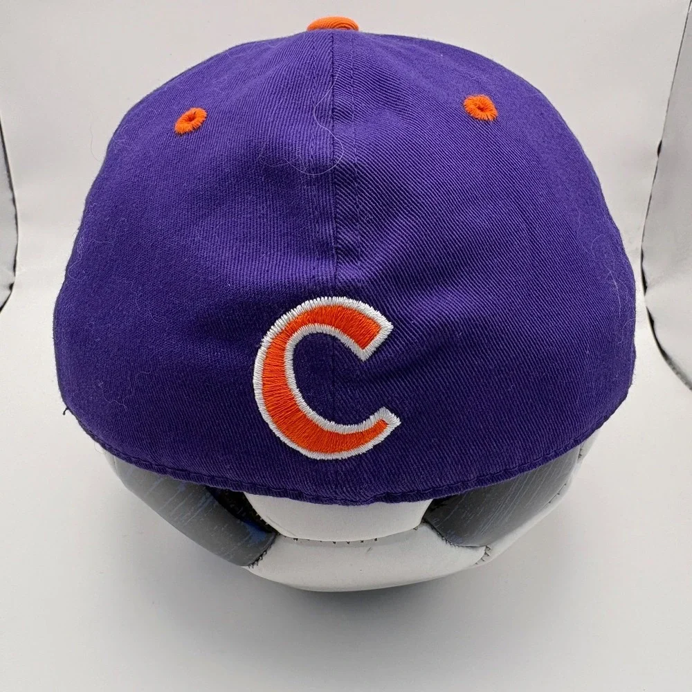 Top‎ of the World Clemson Tigers Paw Logo Youth One Fit Baseball Cap Purple